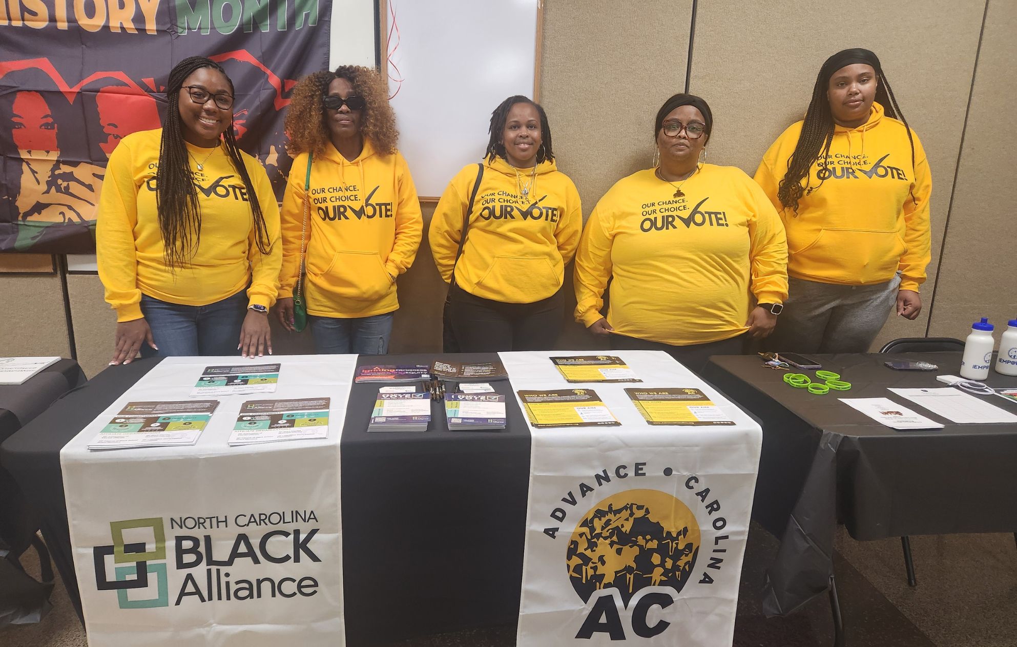 Advance Carolina and NC Black Alliance volunteers