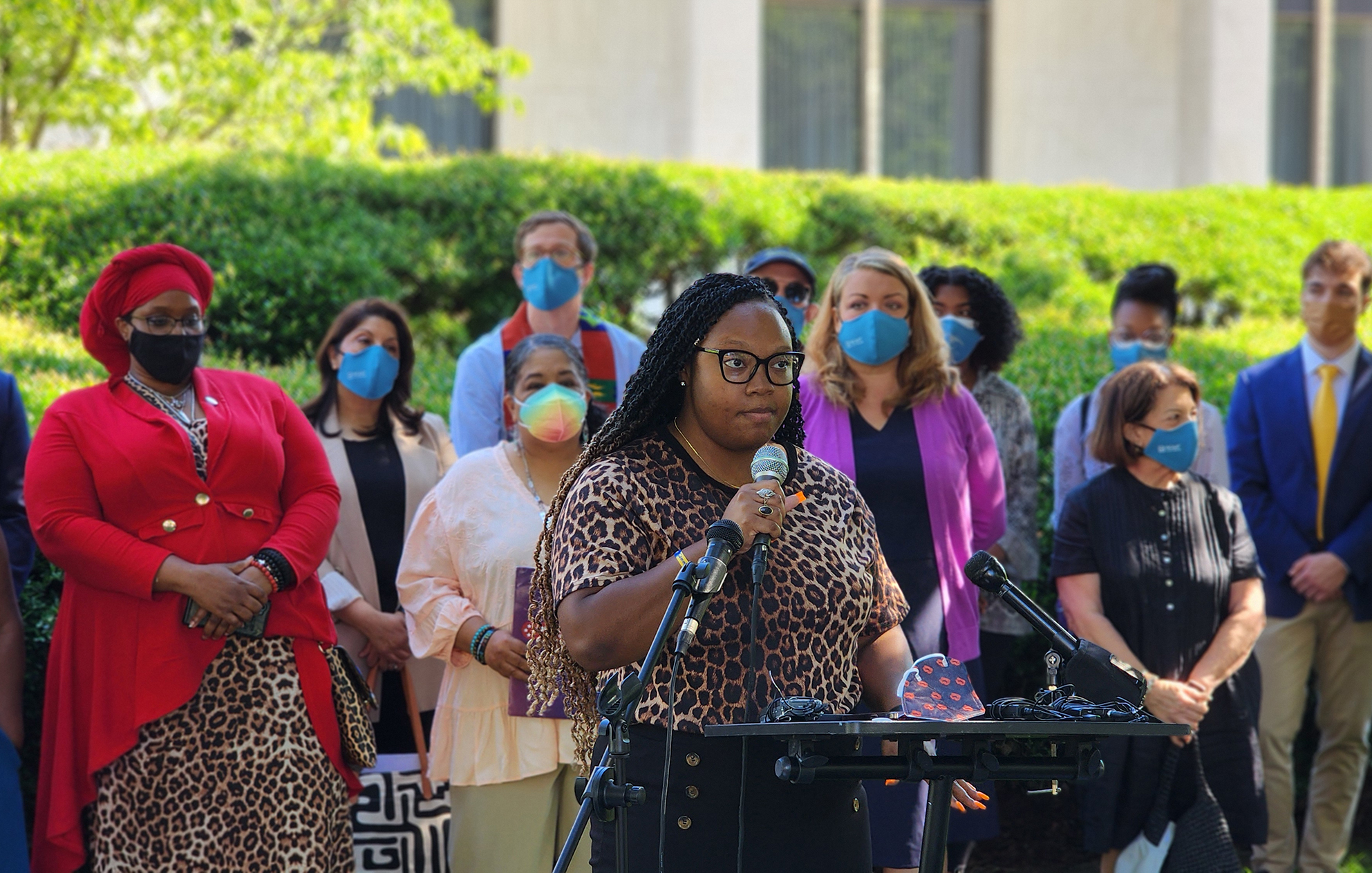 Jovita Lee at HB237 press conference