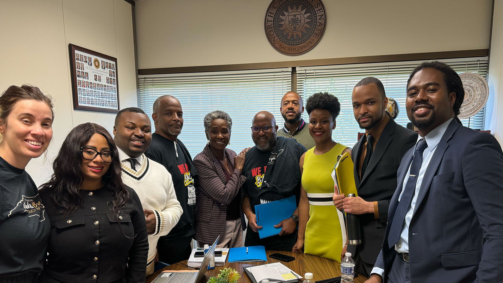 BBPN members with Senator Val Applewhite